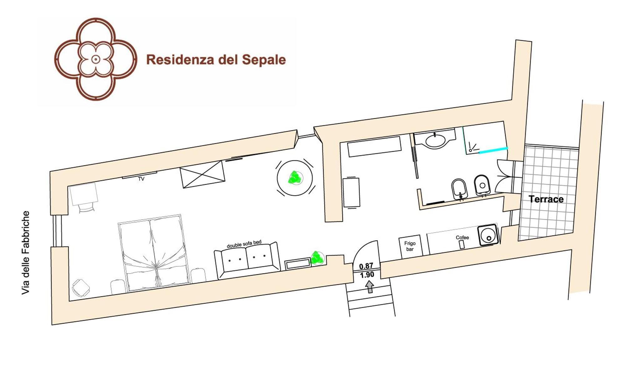 Residenza Del Sepale Apartment Витербо Екстериор снимка